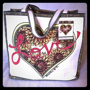 Brighton spring sunflower promotional tote.